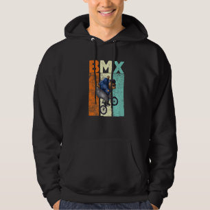 Bear Bmx Rider Vintage Bear Biker Cyclist Bicycle Hoodie