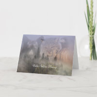 Bear Bobcat and Hawk Solstice Blessings