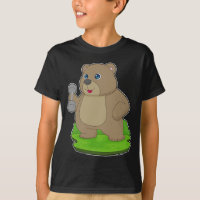 Bear Bodybuilder Dumbbell Bodybuilding