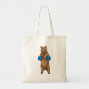 Bear Boxer Boxing gloves Tote Bag