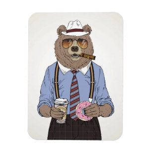 Bear Breakfast Magnet
