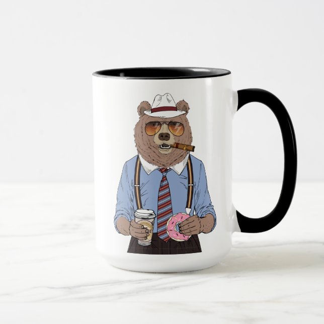 Bear Breakfast Mug (Right)
