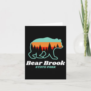 Bear Brook State Park New Hampshire Bear Mountains Card