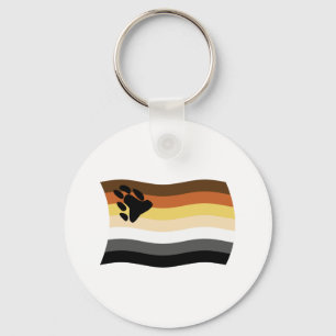 Bear Brotherhood Flag Keychain