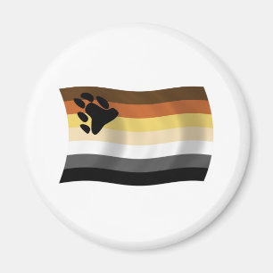 Bear Brotherhood Flag Magnet