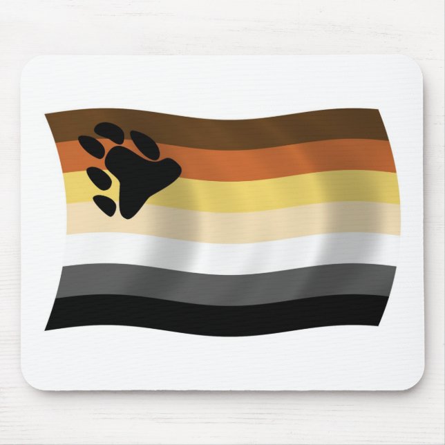 Bear Brotherhood Flag Mousepad (Front)