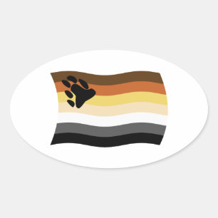 Bear Brotherhood Flag Sticker