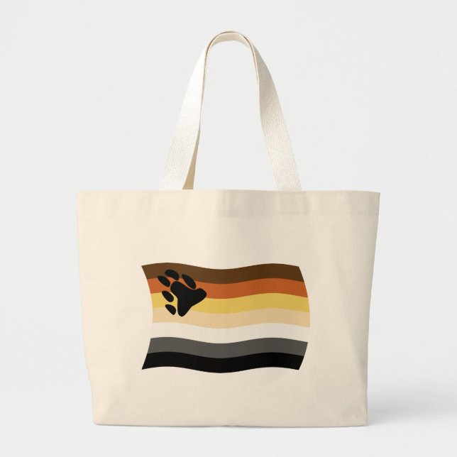 Bear Brotherhood Flag Tote Bag (Front)