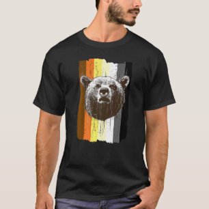 Bear Brotherhood Gay Pride Gay Flag Lgbtq Bear Cul T-Shirt
