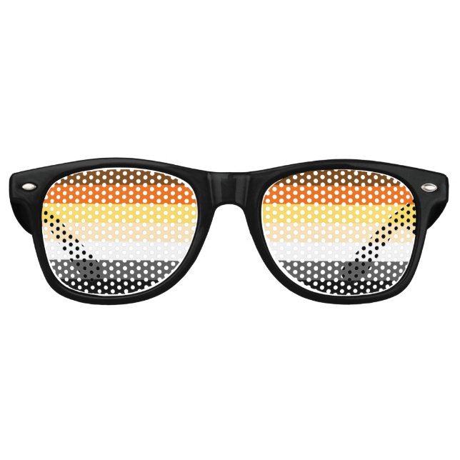 Bear Brotherhood Pride Flag Sunglasses (Front)