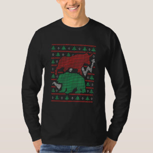 Bear Bull Trading Market Pump And Dump Ugly Christ T-Shirt