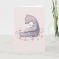 Bear & Bunny I love you Card Anniversary Card