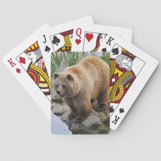 Bear by a Lake Playing Cards (Back)