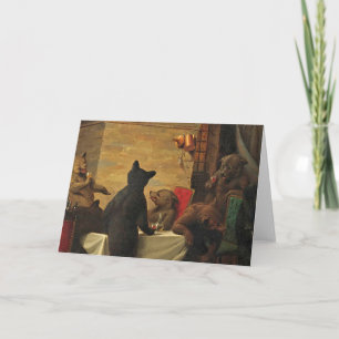 Bear Carousel By William Holbrook Beard Card