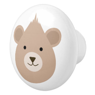 Bear Ceramic Knob