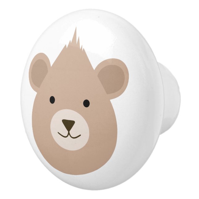 Bear Ceramic Knob (Right)