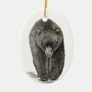 Bear Ceramic Tree Decoration