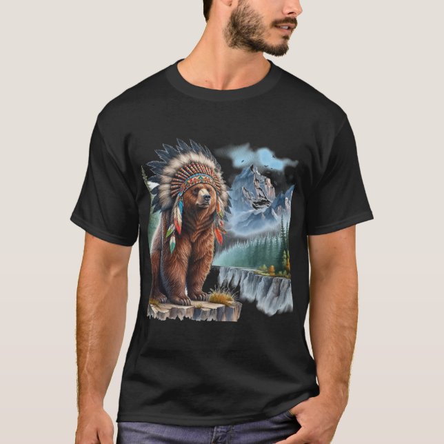 Bear Chief Mountain T-Shirt (Front)