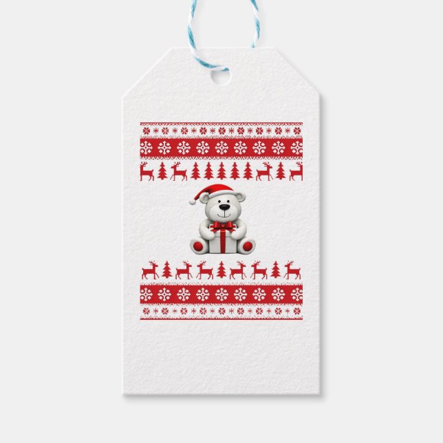 Bear Christmas Christmas (1) Gift Tags (Front)