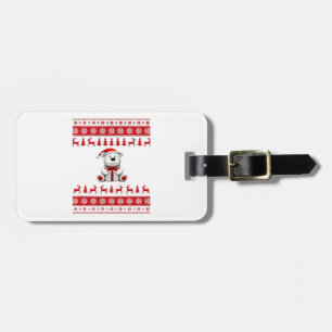 Bear Christmas Christmas (1) Luggage Tag