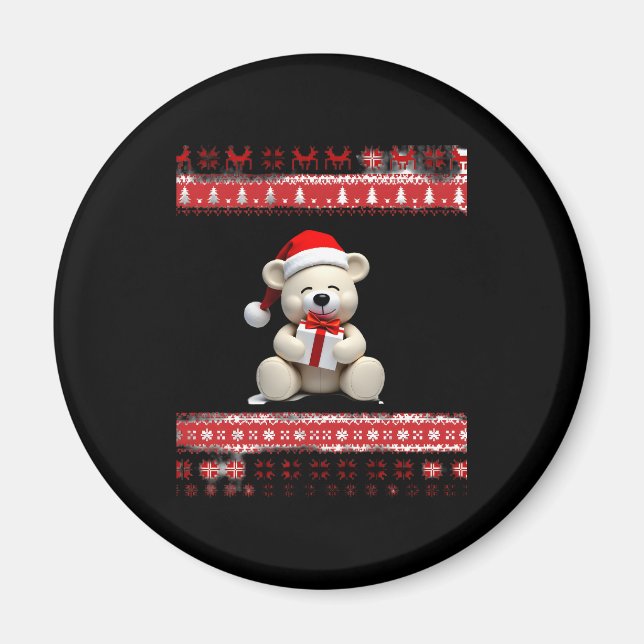 Bear Christmas Christmas (1) Magnet (Front)