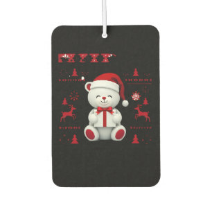 Bear Christmas Christmas (2) Car Air Freshener