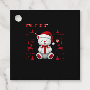 Bear Christmas Christmas (2) Favour Tags