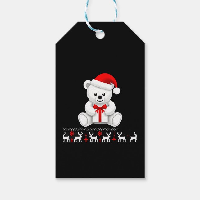 Bear Christmas Christmas (2) Gift Tags (Front)