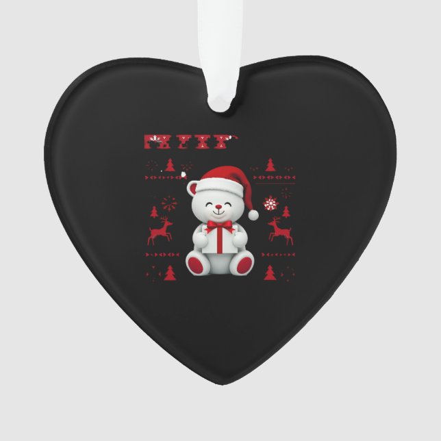 Bear Christmas Christmas (2) Ornament (Front)