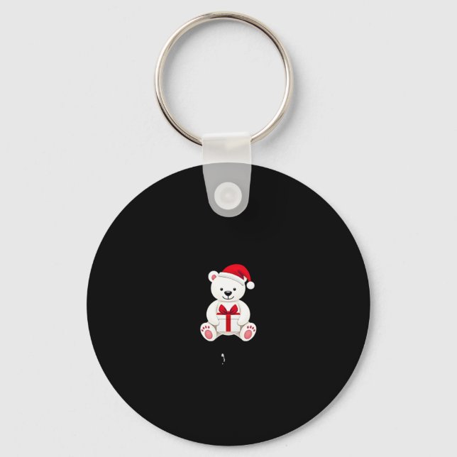 Bear Christmas Christmas (3) Key Ring (Front)