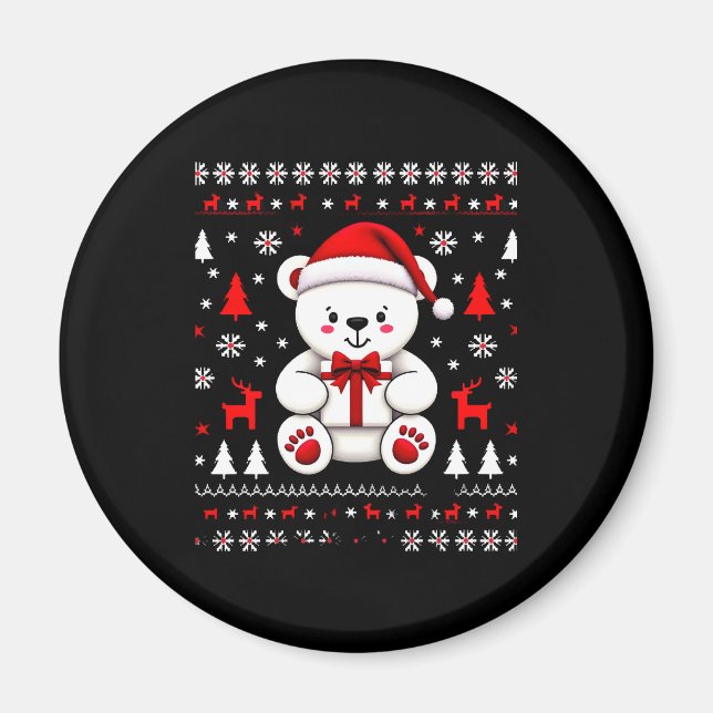 Bear Christmas Christmas (3) Magnet (Front)