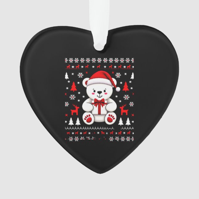 Bear Christmas Christmas (3) Ornament (Front)