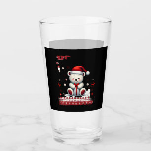Bear Christmas Christmas (4) Glass