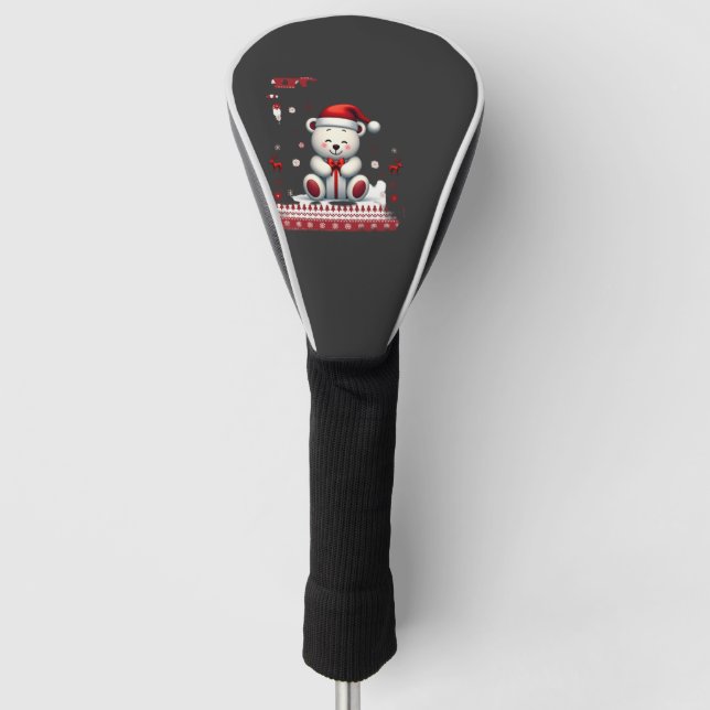 Bear Christmas Christmas (4) Golf Head Cover (Front)