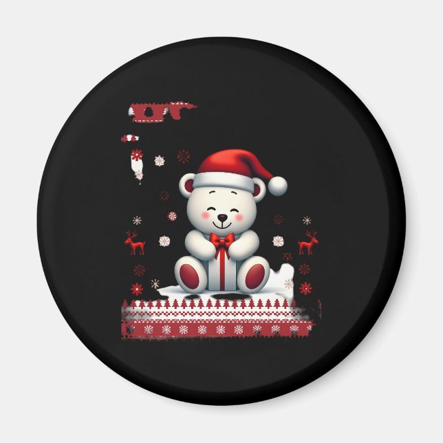 Bear Christmas Christmas (4) Magnet (Front)
