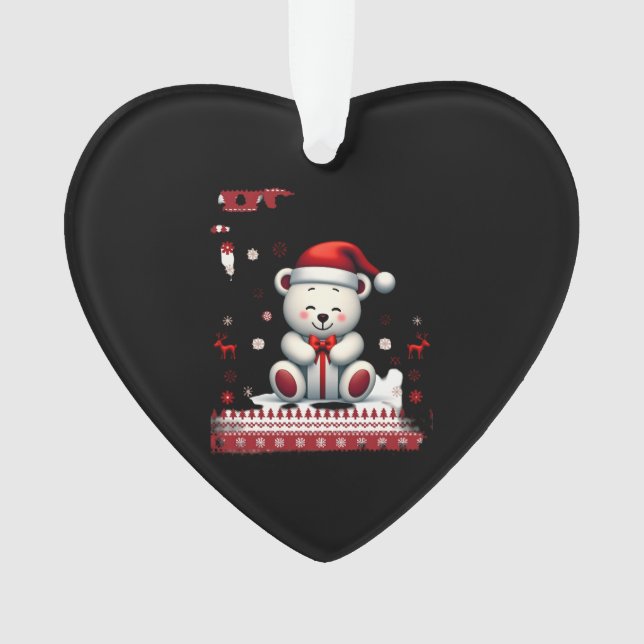 Bear Christmas Christmas (4) Ornament (Front)