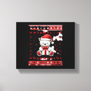 Bear Christmas Christmas (5) Canvas Print