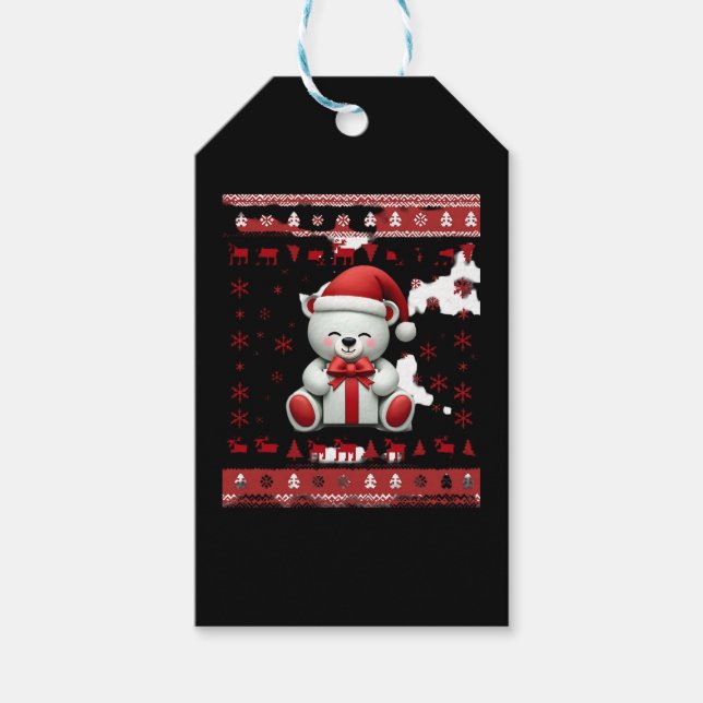 Bear Christmas Christmas (5) Gift Tags (Front)
