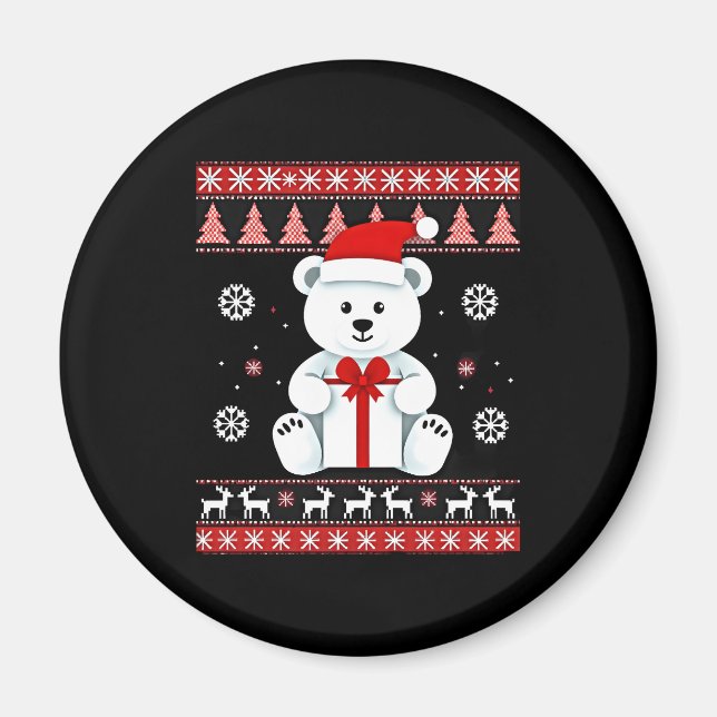 Bear Christmas Christmas (5) Magnet (Front)