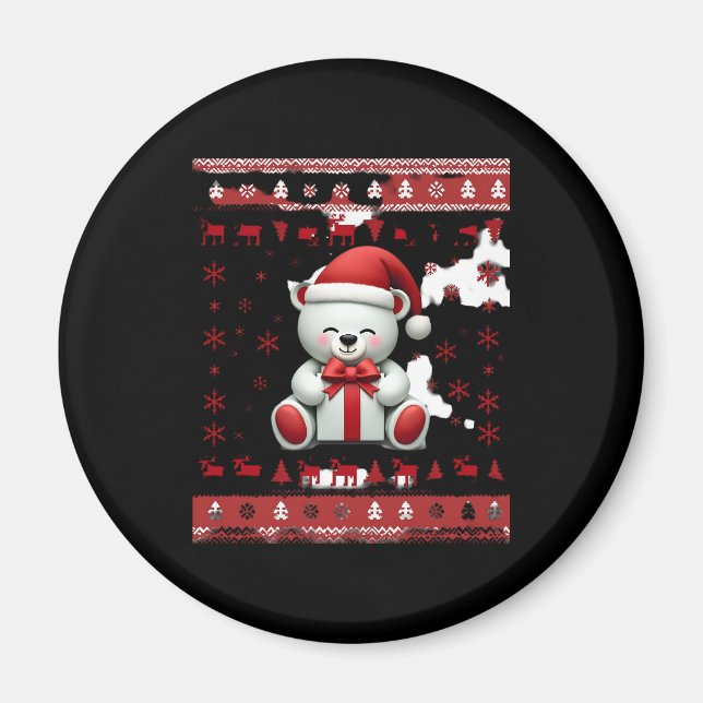 Bear Christmas Christmas (5) Magnet (Front)