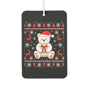 Bear Christmas Christmas Car Air Freshener