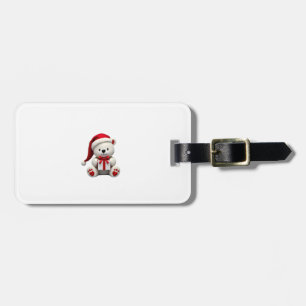 Bear Christmas Christmas Luggage Tag