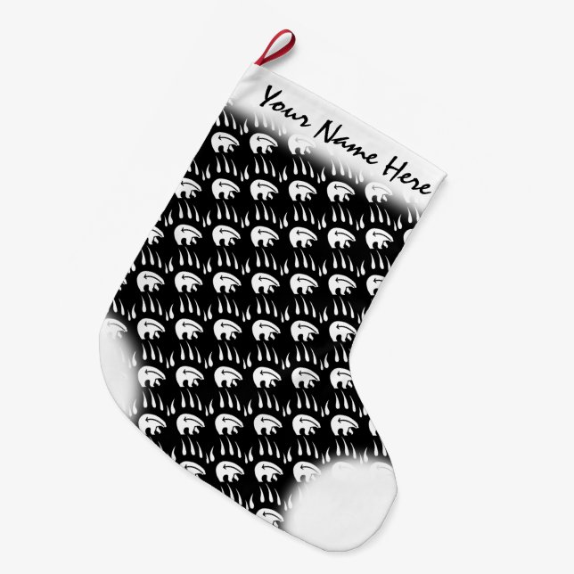 Bear Christmas Stocking Native Bear Claw Stocking (Front (Hanging))