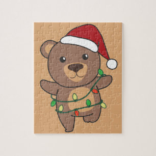 Bear Christmas Winter Animals Bears Jigsaw Puzzle