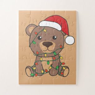 Bear Christmas Winter Animals Bears Jigsaw Puzzle