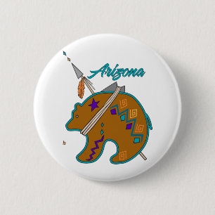 Bear Clan Arrow 6 Cm Round Badge