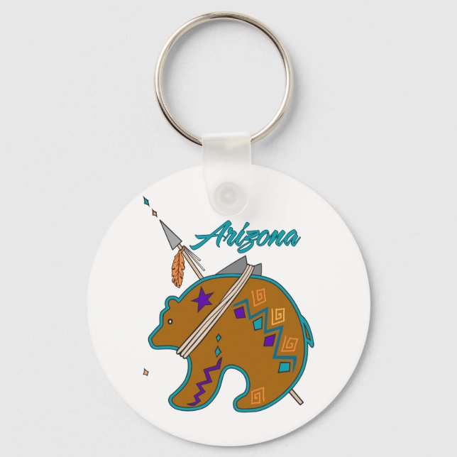 Bear Clan Arrow Key Ring (Front)