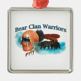 Bear Clan Warriors Metal Tree Decoration