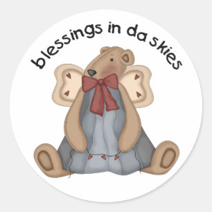Bear Classic Round Sticker