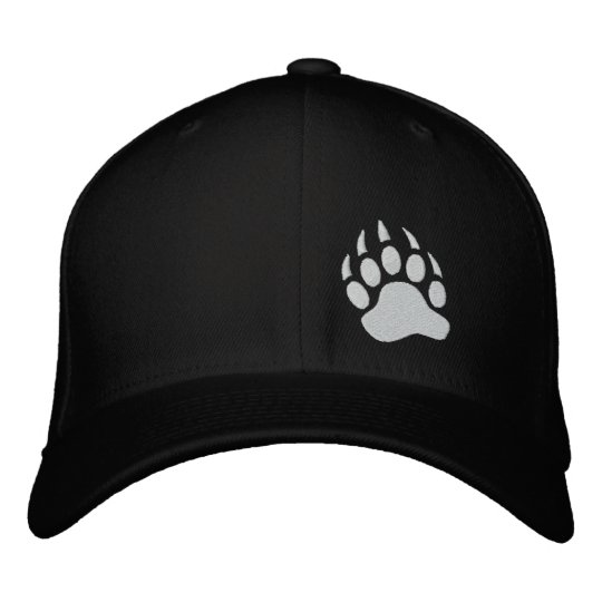 Bear Claw Embroidered Hat | Zazzle.co.uk